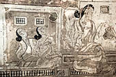 Bagan Myanmar. Paintings of the circumambulatory corridor of the Sulamani temple. 